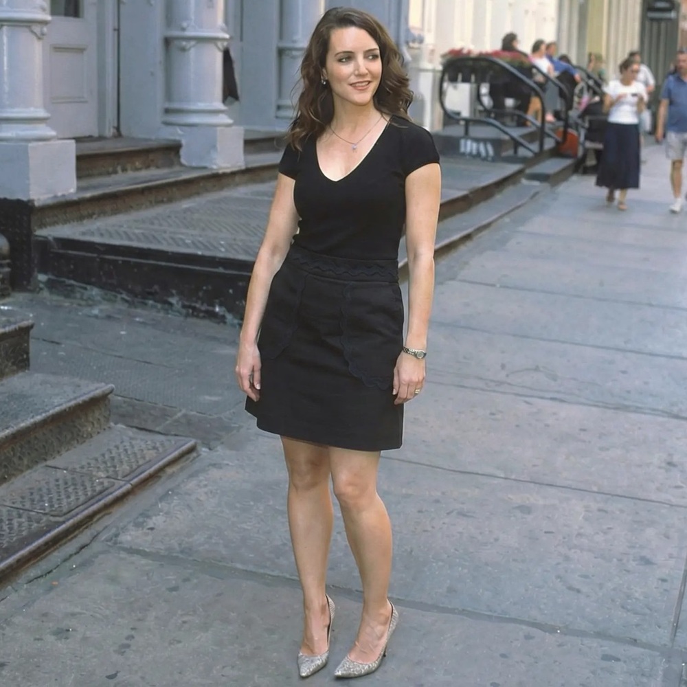 RED Valentino Black Mini Skirt